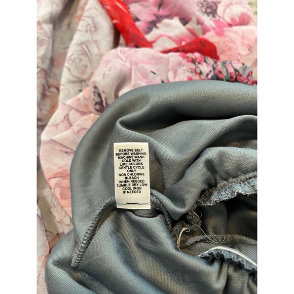 Cato Womens Sleeveless Floral Maxi Dress Size 12 Sheer Overlay Polyester Lined - Picture 8 of 8